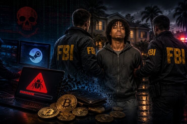 FBI รวบหนุ่มฟลอริดา หลังซ่อนมัลแวร์ขโมยคริปโตในเกม Steam เสียหายกว่า 7 ล้านบาท