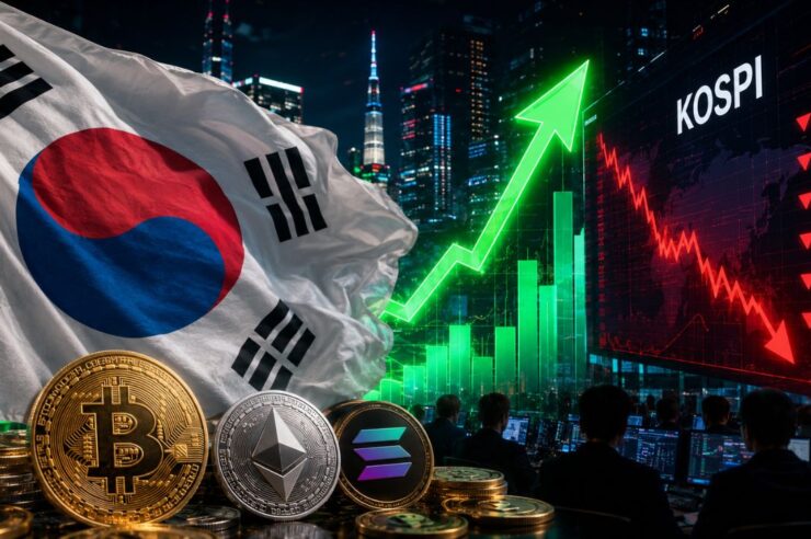 หุ้นร่วงหนักไม่กลัว คนเกาหลีใต้แห่เทรดคริปโตวอลุ่มพุ่ง 82% หรือเม็ดเงินกำลังไหลกลับ ?