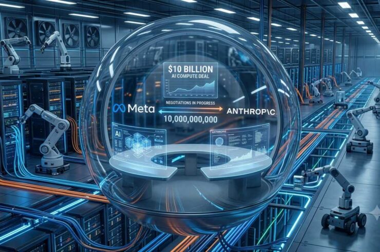 Meta จ่อปิดดีล AI มูลค่า 10,000 ล้านดอลลาร์กับ Anthropic เดิมพันครั้งใหญ่เพื่อโครงสร้างพื้นฐาน AI
