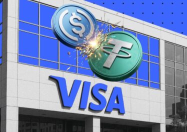 Visa เผยข้อมูลใหม่ USDC วอลลุ่มแซงหน้า Tether ในศึกการใช้งาน Stablecoin 