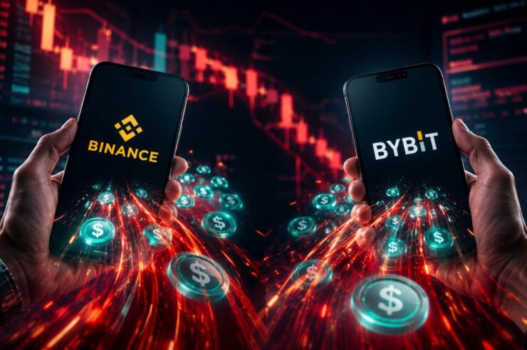 Stablecoin ไหลออกจาก Binance-Bybit เกือบ 7.7 หมื่นล้านบาทใน 30 วัน