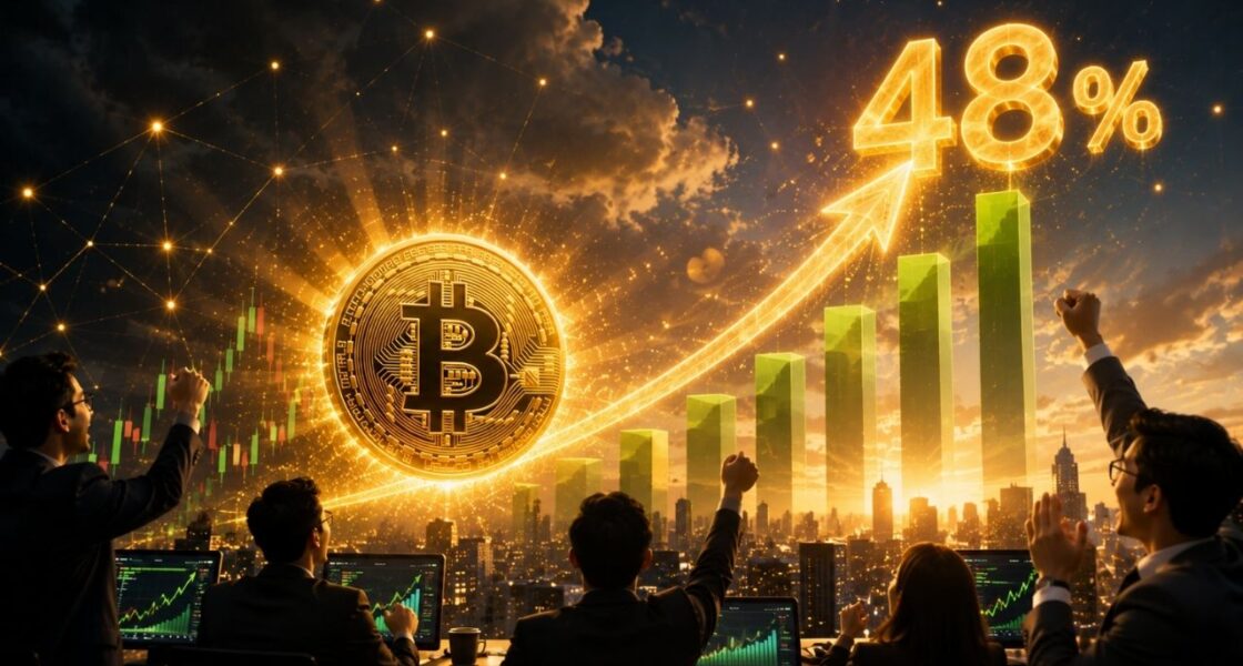 นักลงทุนเริ่มกลับมาเชื่อมั่น หลังโอกาส Bitcoin ทะลุ $90,000 ภายในสิ้นปีพุ่งจาก 12% เป็น 48% ใน 3 วัน