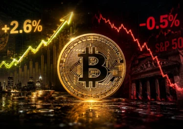 Bitcoin ทำผลงานชนะ S&P 500 ได้อย่างหาได้ยาก หลังราคาดีดตัว 2.6% สวนทางตลาดหุ้นสหรัฐที่ร่วง 0.5%