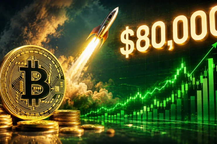 Bitcoin ทำสถิติพุ่งแรงสุดในรอบ 3 ปี เตรียมทะยานทดสอบแนวต้าน 80,000 ดอลลาร์