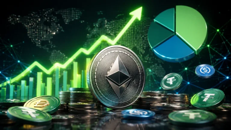 Market Cap Stablecoin บน ETH พุ่ง $400 ล้าน ในเวลา 24 ชั่วโมง ครองส่วนแบ่งตลาดอันดับหนึ่งกว่า 54%