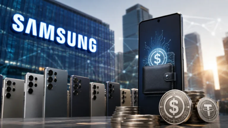 Samsung อาจเป็นผู้นำแจกจ่าย Stablecoin หลังเตรียมเพิ่มฟีเจอร์ใหม่ในสมาร์ทโฟน 800 ล้านเครื่อง