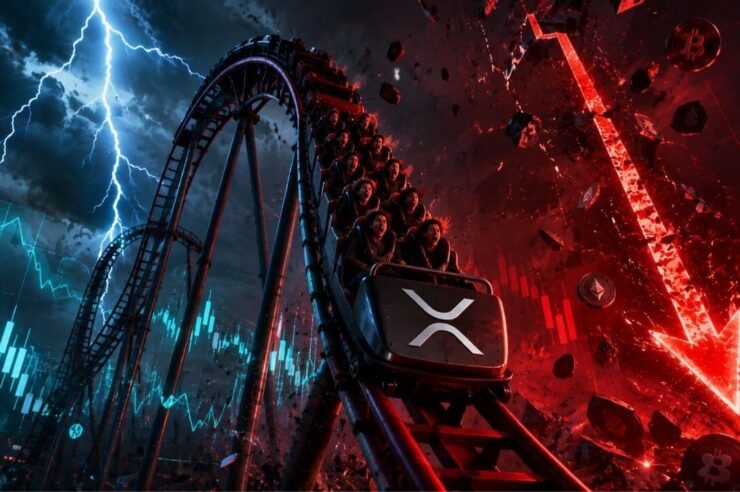ผันผวนสุดขั้ว ตลาดคริปโตกลับมาร่วงแรง XRP ดิ่งกว่า 20% ในไม่กี่นาที