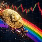ร่วงตกรุ้ง  กราฟ Bitcoin Rainbow Chart ติดอยู่ในโซน “ราคาลดกระหน่ำ” นานที่สุดเท่าที่เคยมีมา