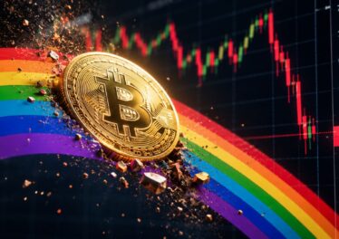 ร่วงตกรุ้ง  กราฟ Bitcoin Rainbow Chart ติดอยู่ในโซน “ราคาลดกระหน่ำ” นานที่สุดเท่าที่เคยมีมา