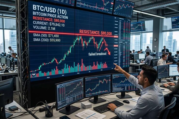 นักวิเคราะห์ CryptoQuant ชี้ BTC ไหลเข้าเว็บเทรดมหาศาล หลัง $80,000 กลายเป็นโซนขายที่สำคัญ