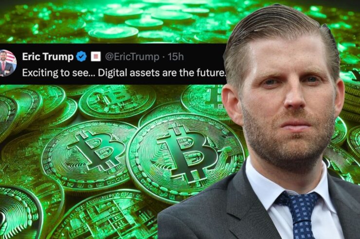 ปาร์ตี้ใกล้ล่ม? Eric Trump โพสต์ยินดี Bitcoin ทะยานแตะ $70,000 ชาวเน็ตชี้พูดแบบนี้จบไม่สวย
