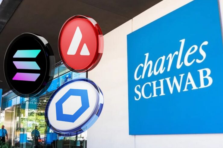 ยักษ์ใหญ่การเงิน Charles Schwab เตรียมเปิดให้บริการเทรด SOL AVAX และ LINK
