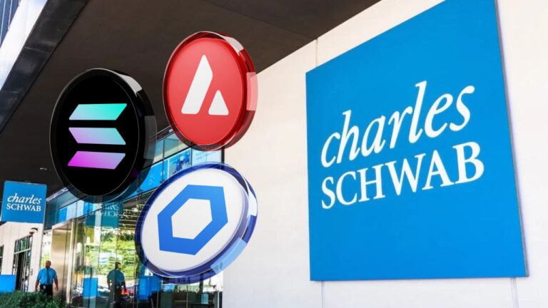 ยักษ์ใหญ่การเงิน Charles Schwab เตรียมเปิดให้บริการเทรด SOL AVAX และ LINK 