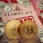 กองทุน Bitcoin- Ethereum ETF เผชิญแรงขาย เงินไหลออก $592 ล้าน หลัง CLARITY Act ไม่ผ่านสภา 
