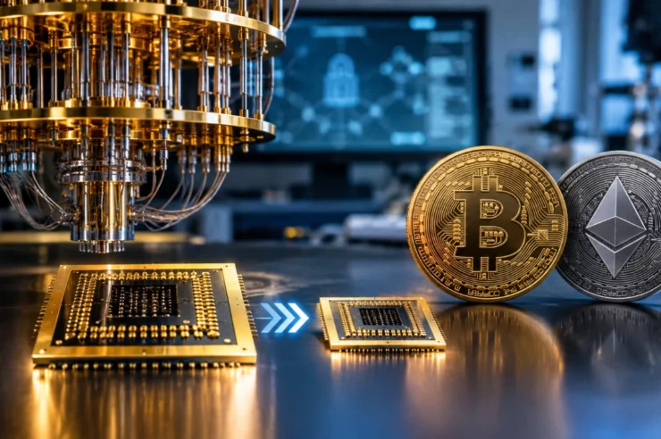 นักวิจัยคริปโตลดขนาดควอนตัมที่ใช้เจาะระบบ Bitcoin และ Ethereum ลงกว่าครึ่ง