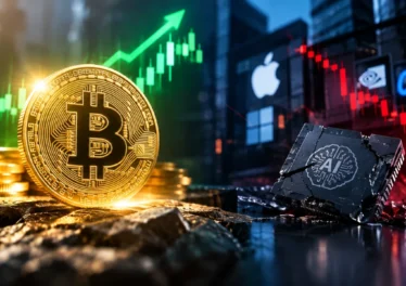 Bitcoin ราคาพุ่งสวนทางหุ้นเทคฯ ร่วงหนัก พิษความกังวลความปลอดภัย AI