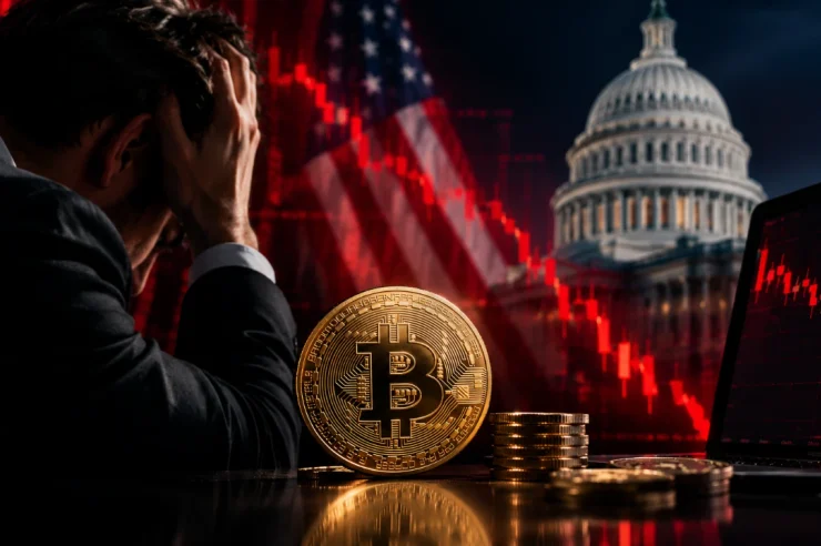 นักลงทุนยอมเทขาย Bitcoin ขาดทุนเกือบ 2 พันล้านดอลลาร์หลังกฎหมาย Clarity Act ถูกปัดตก