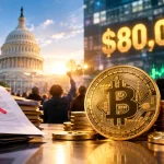 Bitcoin พุ่ง 5% ทะลุ 80,000 ดอลลาร์ นักลงทุนเมินข่าวร้ายกฎหมาย Clarity Act ถูกตีตก