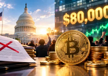 Bitcoin พุ่ง 5% ทะลุ 80,000 ดอลลาร์ นักลงทุนเมินข่าวร้ายกฎหมาย Clarity Act ถูกตีตก