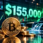 Bitcoin ราคาพุ่งทะลุ 155,000 ดอลลาร์ จากปัญหาสภาพคล่องบนกระดานเทรด Bitfinex