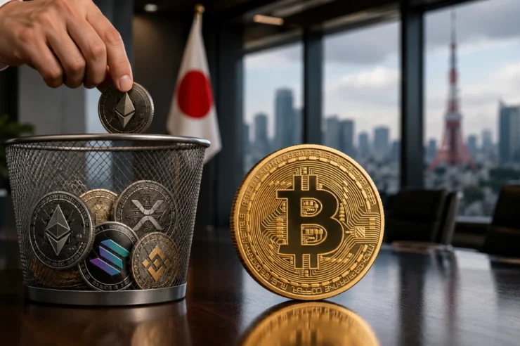 บริษัทจดทะเบียนในญี่ปุ่นขาย Altcoin ทิ้งเกลี้ยง หันมาถือครอง Bitcoin เพียงอย่างเดียว