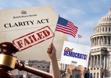 ทำเนียบขาวกล่าวโทษพรรคเดโมแครต หลังทำร่างกฎหมาย CLARITY Act ไม่ผ่านวุฒิสภา