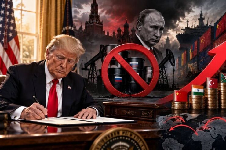 Trump ลงนามกฎหมายคว่ำบาตรรัสเซีย เปิดทางเก็บภาษีสูงสุด 100% กับประเทศที่ซื้อน้ำมันรัสเซีย