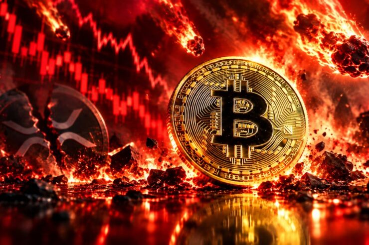 Bitcoin ร่วงหนักแตะ $74,900 ดิ่งเกือบ 6% เซ่นพิษ Clarity Act ไม่ผ่านสภา XRP อ่วมหนักสุด