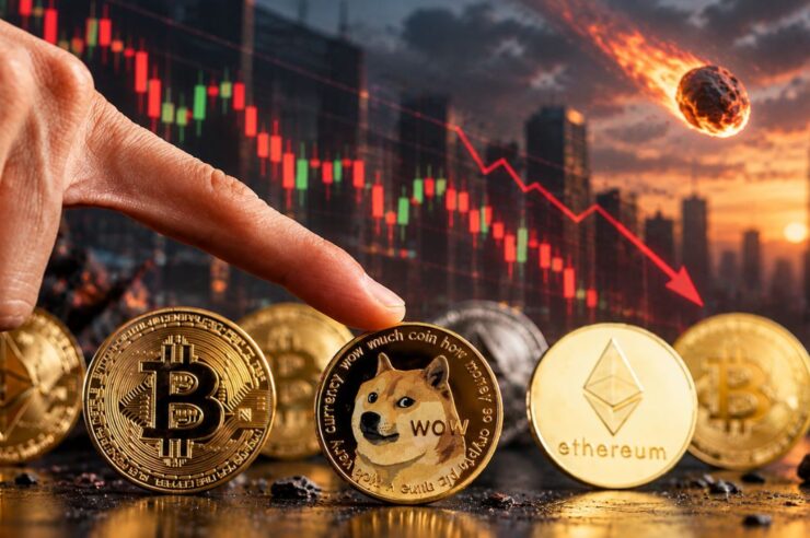 Dogecoin นำทีมคริปโตดิ่งลง 5% ! สวนทาง Bitcoin ยืนแกร่งเหนือ $78,000