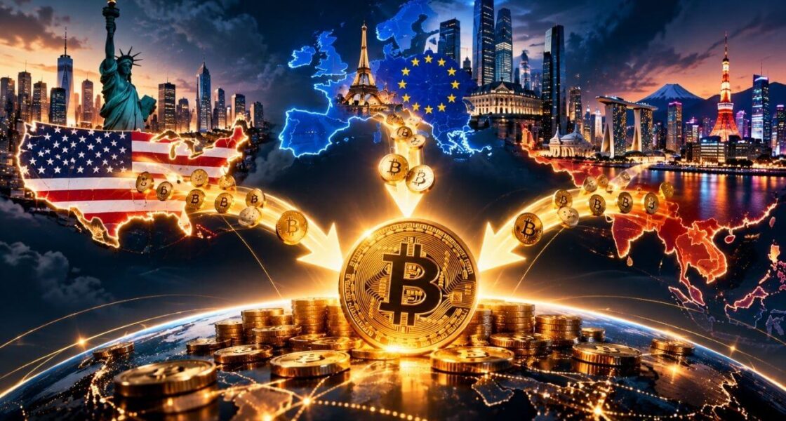 สหรัฐฯ เอเชีย และยุโรปแห่ซื้อ Bitcoin พร้อมกัน สัญญาณเงินทุนทั่วโลกเริ่มกลับเข้าสู่ตลาด