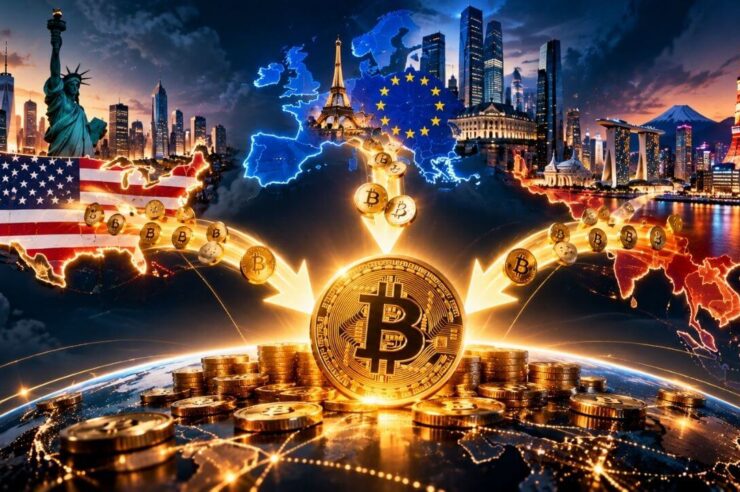 สหรัฐฯ เอเชีย และยุโรปแห่ซื้อ Bitcoin พร้อมกัน สัญญาณเงินทุนทั่วโลกเริ่มกลับเข้าสู่ตลาด