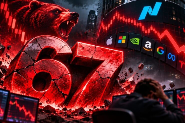 หุ้น 67 ตัวใน Nasdaq 100 เข้าสู่ตลาดหมี มูลค่าหาย 11.5 ล้านล้านดอลลาร์ หุ้นครึ่งหนึ่งร่วงกว่า 28.5%