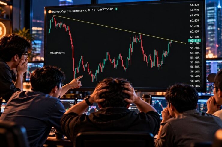 Bitcoin Dominance ชนแนวต้านอีกครั้ง หากไม่ผ่านอาจเป็นสัญญาณดีของ Altcoin