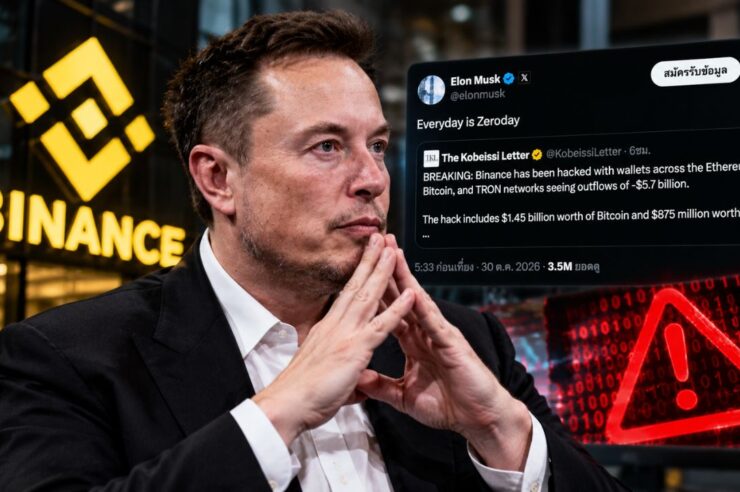 Elon Musk ทิ้งข้อความ “Everyday is Zeroday” หลัง Binance ถูกแฮก คำนี้หมายความว่าอะไร ?