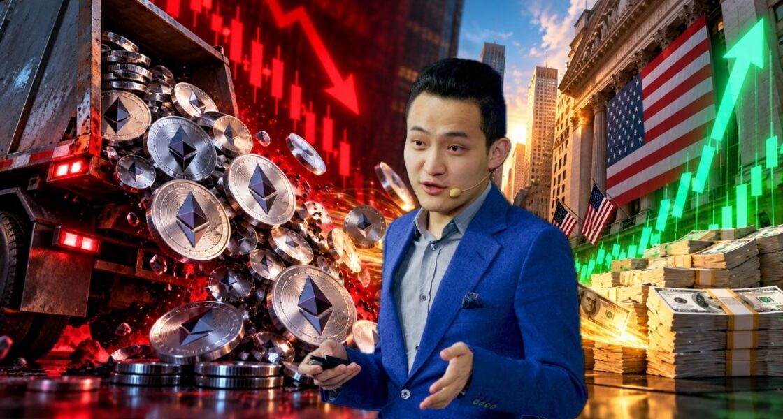 Justin Sun เผยขาย Ethereum ทิ้งไปแล้ว 80-90% พร้อมโยกเงินไปลงทุนในตลาดหุ้นสหรัฐ