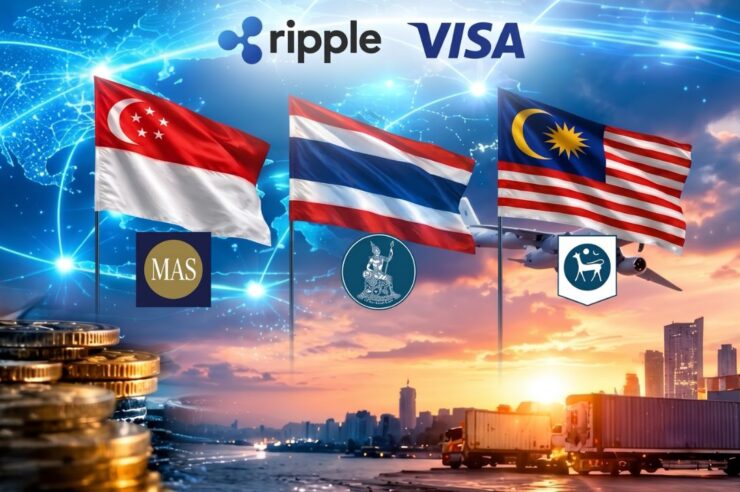 แบงก์ชาติไทย-สิงคโปร์-มาเลย์ ดึง Ripple-Visa ทดสอบชำระ Stablecoin ข้ามพรมแดน 