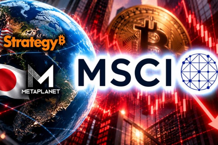 MSCI เคาะเกณฑ์ใหม่ เตรียมเขี่ยบริษัทที่ถือ Bitcoin สูงอย่าง Strategy-MetaPlanet ออกจากดัชนีหุ้นระดับโลก