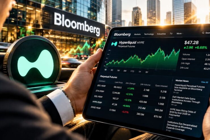 สถาบันโอบรับ HYPE: Bloomberg Terminal ดึงข้อมูลเทรดจาก Hyperliquid ขึ้นจอแล้ว