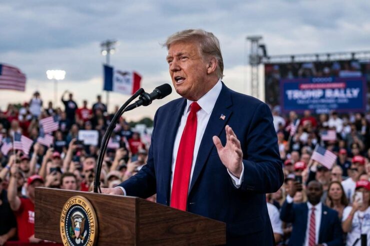 Donald Trump ลั่นแจกเงิน $5,000 หากรีพับลิกันชนะเลือกตั้ง พร้อมขู่ถ้าเดโมแครตชนะเศรษฐกิจอาจพังได้