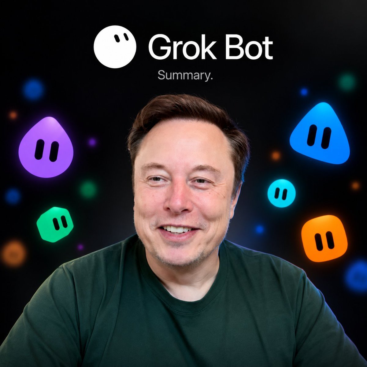 Elon Musk ในภาพสรุปเนื้อหาการพูดบนเวที The X Takeover 2026