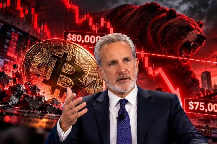 Peter Schiff เตือน Bitcoin หลุด $80,000 ชี้เป้าถัดไป $75,000 หากแนวรับพังอาจเจอแรงขายหนัก