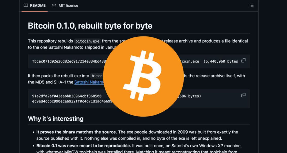 ย้อนเวลาหาซาโตชิ : นักพัฒนาใช้ Claude AI แกะรอยโค้ด Bitcoin เวอร์ชั่นแรกสำเร็จ ตรงเป๊ะ 100%